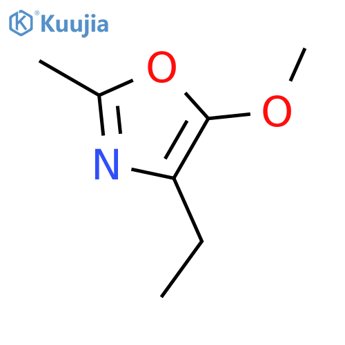 Oxazole, 4-ethyl-5-methoxy-2-methyl- structure