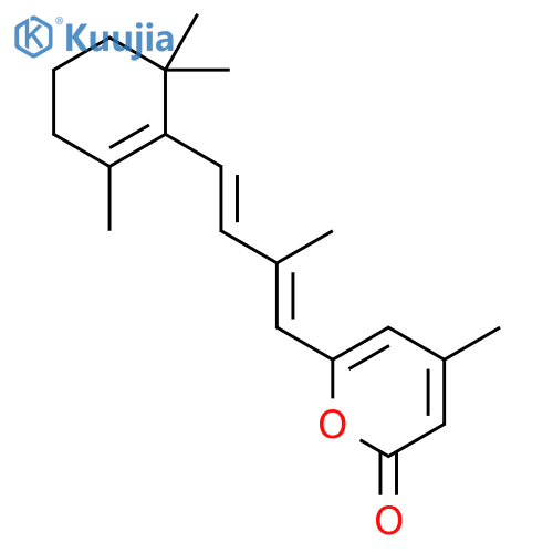 (E,E)-6-α-Ionylidene-4-methylpyran-2-one structure