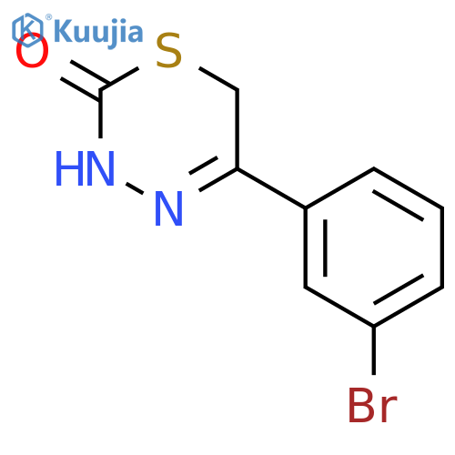 2H-1,3,4-Thiadiazin-2-one, 5-(3-bromophenyl)-3,6-dihydro- structure