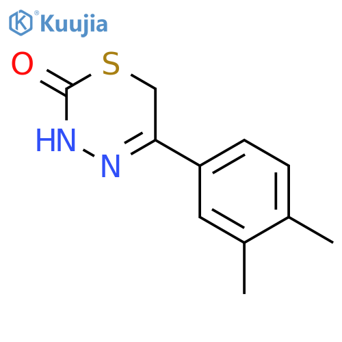 2H-1,3,4-Thiadiazin-2-one, 5-(3,4-dimethylphenyl)-3,6-dihydro- structure