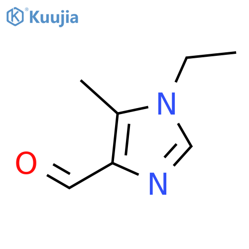 1H-Imidazole-4-carboxaldehyde, 1-ethyl-5-methyl- structure