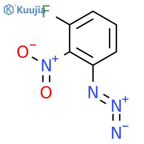 1-azido-3-fluoro-2-nitrobenzene structure