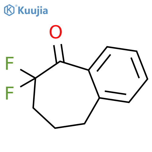 6,6-difluoro-6,7,8,9-tetrahydro-5H-benzo7annulen-5-one structure