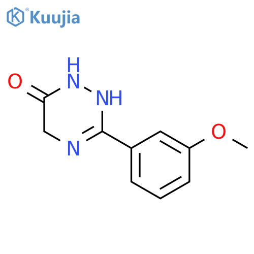 1,2,4-Triazin-6(1H)-one, 2,5-dihydro-3-(3-methoxyphenyl)- structure
