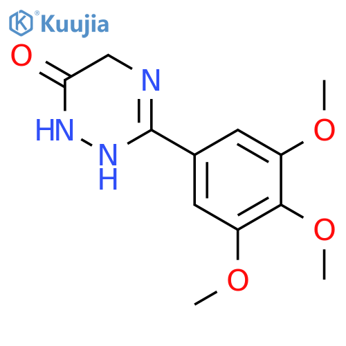 1,2,4-Triazin-6(1H)-one, 2,5-dihydro-3-(3,4,5-trimethoxyphenyl)- structure