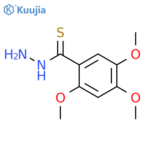 BENZENECARBOTHIOIC ACID, 2,4,5-TRIMETHOXY-, HYDRAZIDE structure