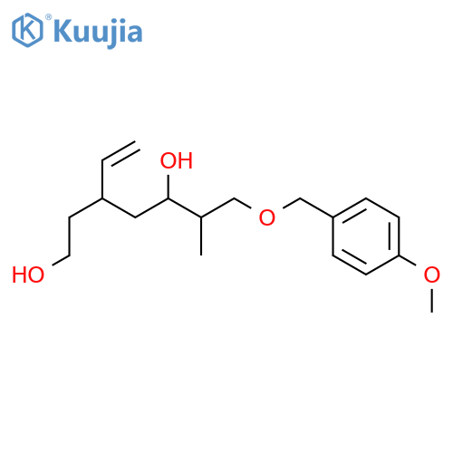1,5-Heptanediol, 3-ethenyl-7-[(4-methoxyphenyl)methoxy]-6-methyl-,(3R,5R,6R)- structure