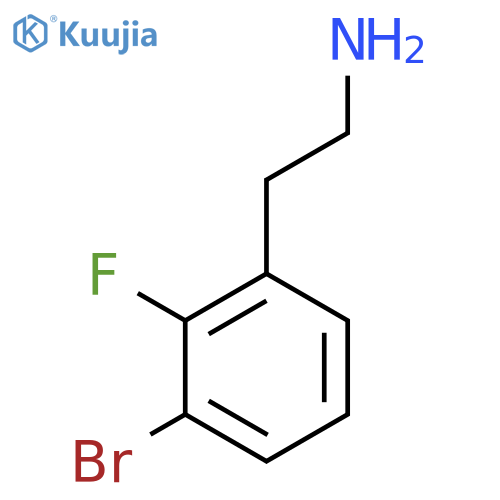 2-(3-bromo-2-fluorophenyl)ethan-1-amine structure