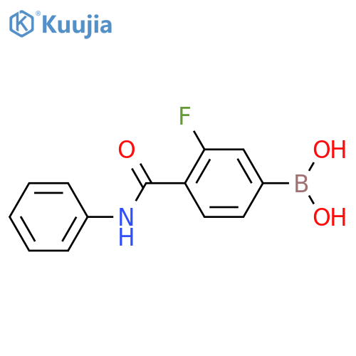 3-Fluoro-4-(Phenylcarbamoyl)Benzeneboronic Acid structure