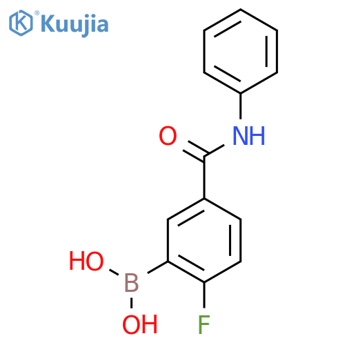 2-Fluoro-5-(Phenylcarbamoyl)Benzeneboronic Acid structure