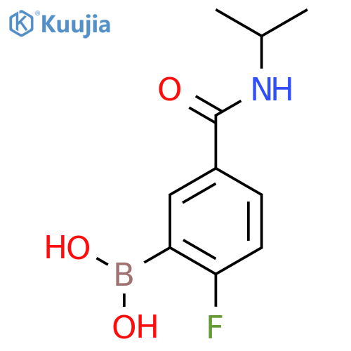 N-Isopropyl 3-borono-4-fluorobenzamide structure
