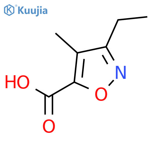 5-Isoxazolecarboxylicacid, 3-ethyl-4-methyl- structure