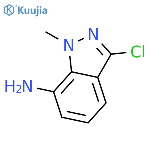 3-Chloro-1-methyl-1H-indazol-7-amine structure