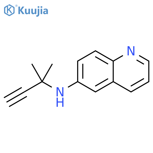 6-Quinolinamine, N-(1,1-dimethyl-2-propynyl)- structure