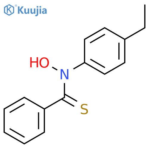 Benzenecarbothioamide, N-(4-ethylphenyl)-N-hydroxy- structure