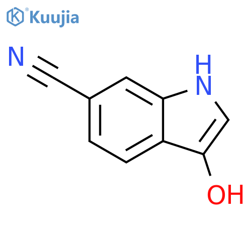 3-Hydroxy-1H-indole-6-carbonitrile structure
