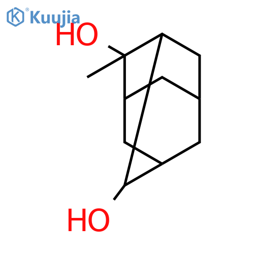 Tricyclo[3.3.1.13,7]decane-2,4-diol, 2-methyl- structure
