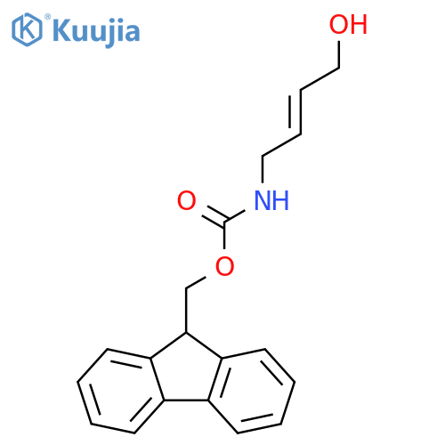 Carbamic acid, [(2Z)-4-hydroxy-2-butenyl]-, 9H-fluoren-9-ylmethyl ester structure