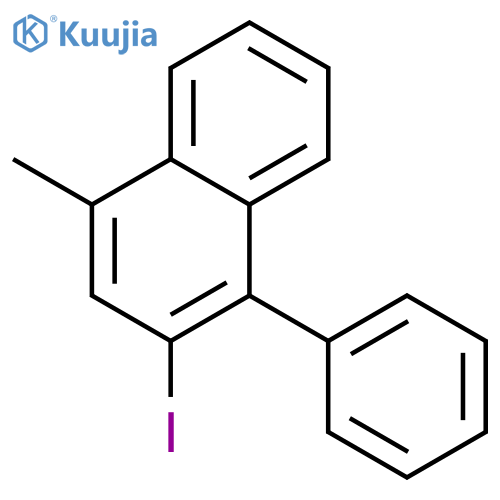 Naphthalene, 2-iodo-4-methyl-1-phenyl- structure