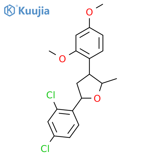 Furan,5-(2,4-dichlorophenyl)-3-(2,4-dimethoxyphenyl)tetrahydro-2-methyl- structure