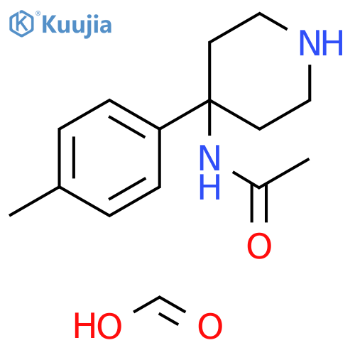 Formic acid, compd. withN-[4-(4-methylphenyl)-4-piperidinyl]acetamide (1:1) structure