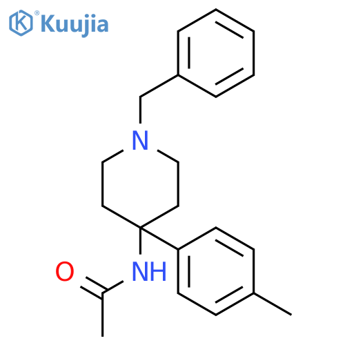 Acetamide, N-[4-(4-methylphenyl)-1-(phenylmethyl)-4-piperidinyl]- structure
