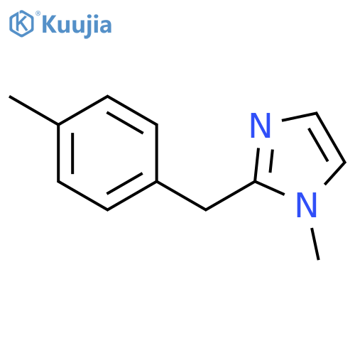 1H-Imidazole, 1-methyl-2-[(4-methylphenyl)methyl]- structure
