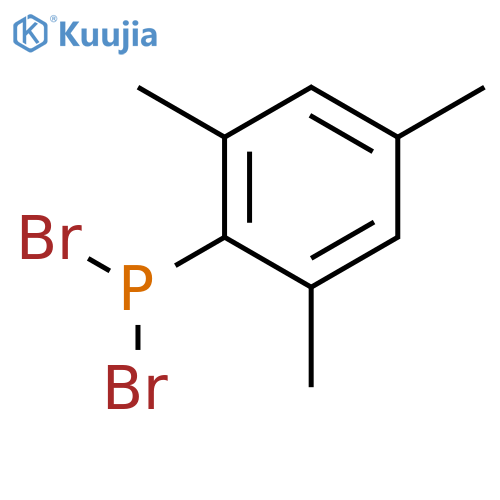 PHOSPHONOUS DIBROMIDE, (2,4,6-TRIMETHYLPHENYL)- structure