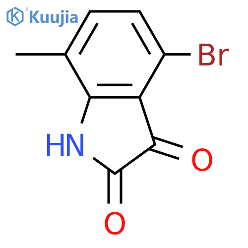 4-Bromo-7-methylIsatin structure