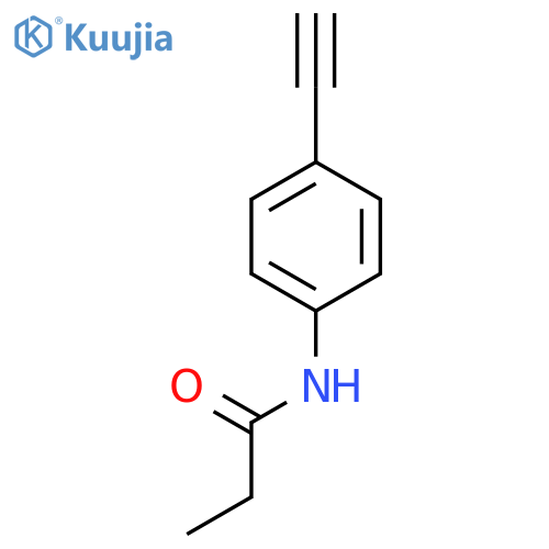 Propanamide,  N-(4-ethynylphenyl)- structure