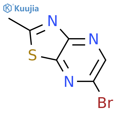 6-Bromo-2-methylthiazolo5,4-bpyrazine structure