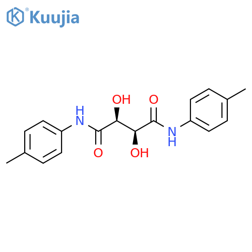 Butanediamide, 2,3-dihydroxy-N,N'-bis(4-methylphenyl)-, (2S,3S)- structure