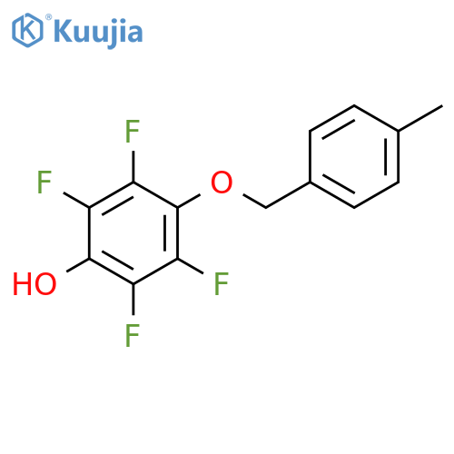Phenoxy, 2,3,5,6-tetrafluoro-4-[(4-methylphenyl)methoxy]- structure