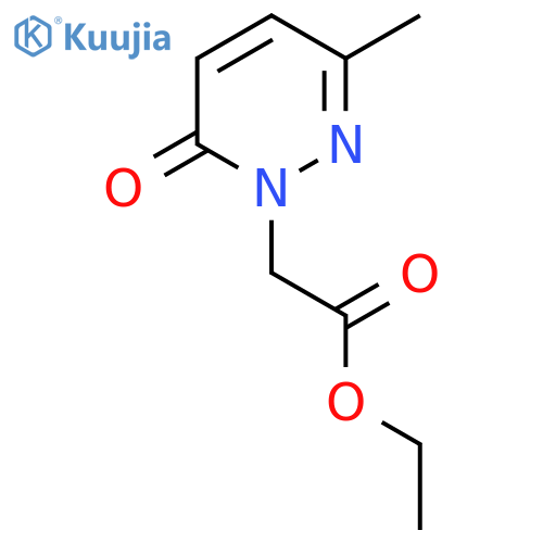 Ethyl 2-(3-methyl-6-oxo-1,6-dihydropyridazin-1-yl)acetate structure