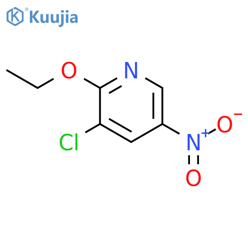 3-Chloro-2-ethoxy-5-nitropyridine structure