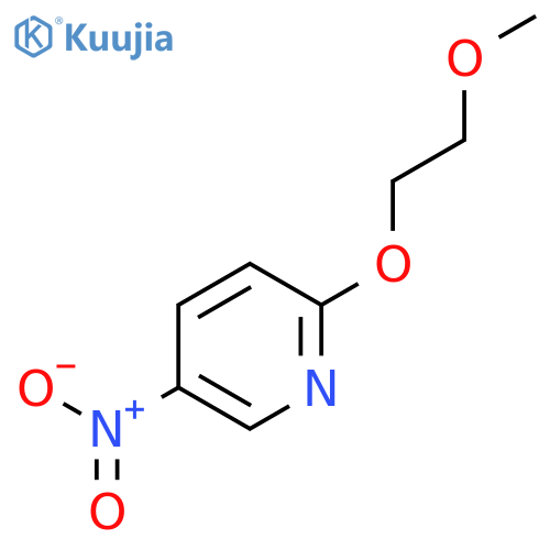 Pyridine, 2-(2-methoxyethoxy)-5-nitro- structure