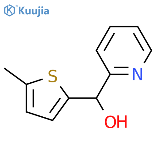 (5-methylthiophen-2-yl)-pyridin-2-ylmethanol structure