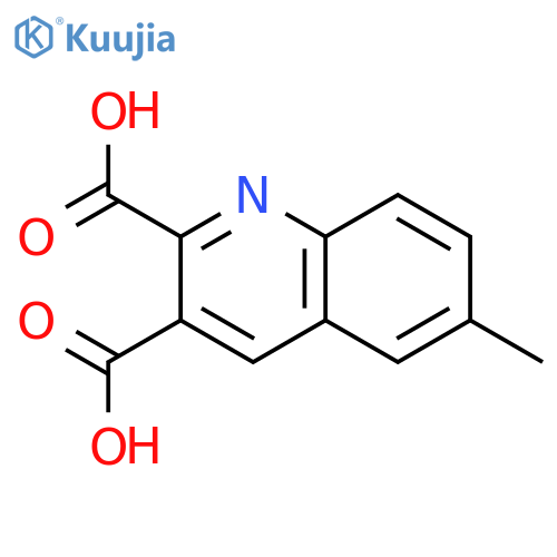 6-methylquinoline-2,3-dicarboxylic acid structure