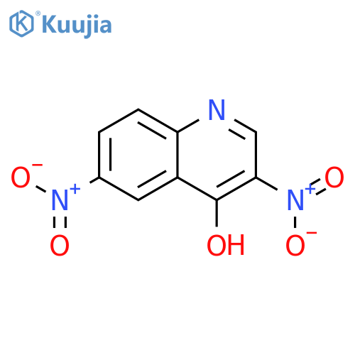 4-Quinolinol,3,6-dinitro- structure
