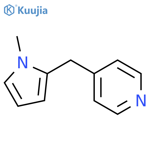 Pyridine, 4-[(1-methyl-1H-pyrrol-2-yl)methyl]- structure