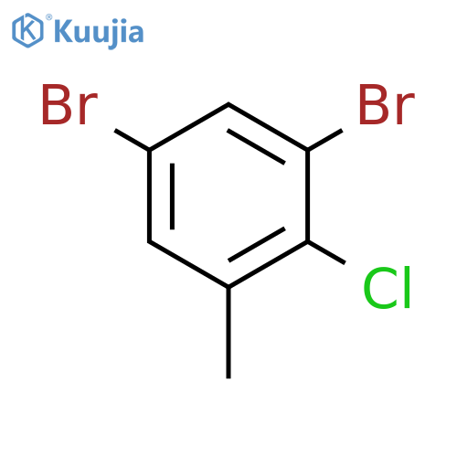 2-Chloro-3,5-dibromotoluene structure