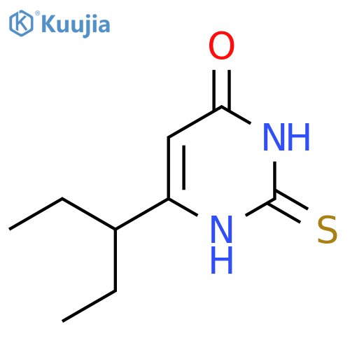 6-(Pentan-3-yl)-2-thioxo-2,3-dihydropyrimidin-4(1H)-one structure
