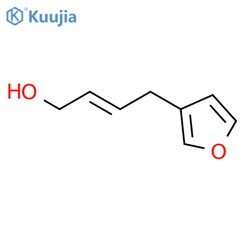 2-BUTEN-1-OL, 4-(3-FURANYL)-, (E)- structure