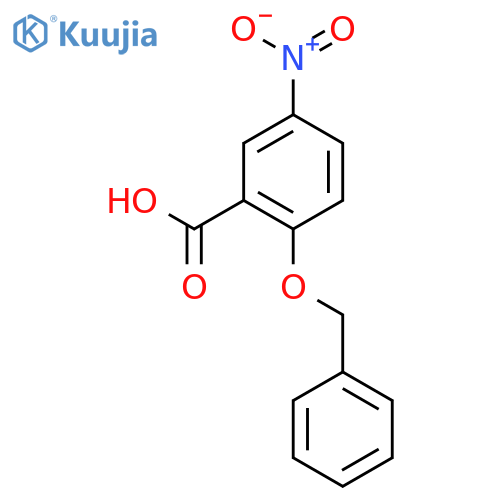 2-(Benzyloxy)-5-nitrobenzenecarboxylic acid structure