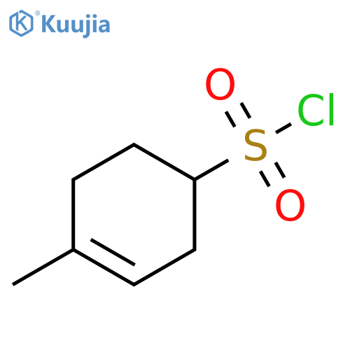 4-methylcyclohex-3-ene-1-sulfonyl chloride structure