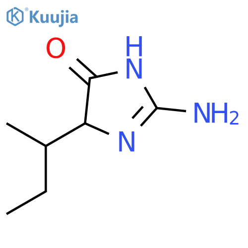 4H-Imidazol-4-one,2-amino-3,5-dihydro-5-(1-methylpropyl)- structure