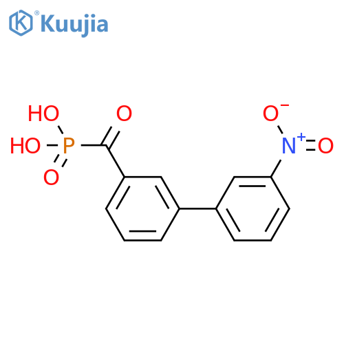 Phosphonic acid, [(3'-nitro[1,1'-biphenyl]-3-yl)carbonyl]- structure