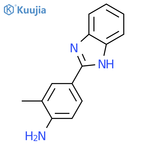 4-(1H-Benzoimidazol-2-yl)-2-methyl-phenylamine structure