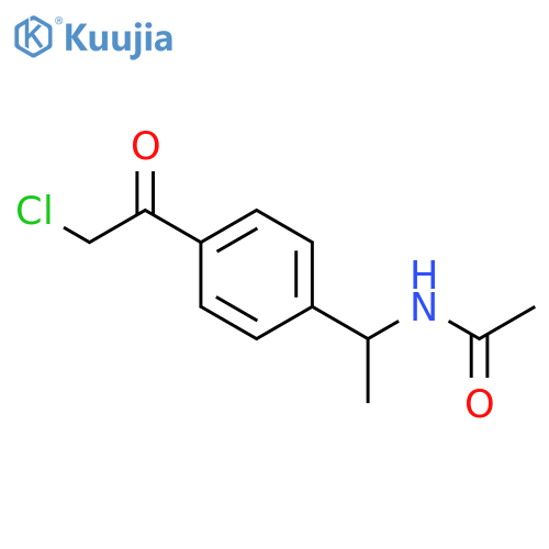 N-{1-4-(2-Chloroacetyl)phenylethyl}acetamide structure