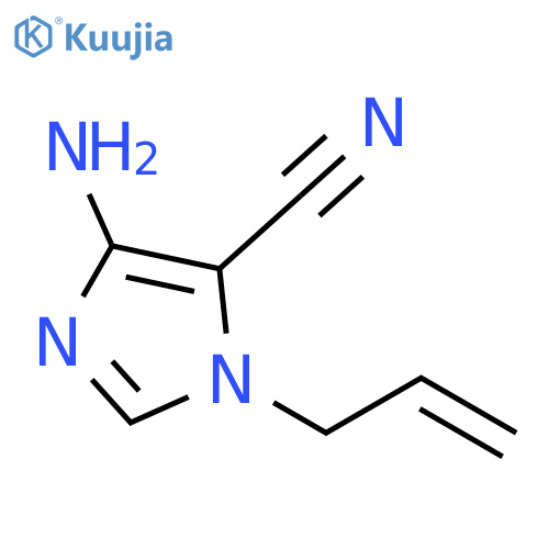 4-amino-1-(2-propen-1-yl)-1H-Imidazole-5-carbonitrile structure